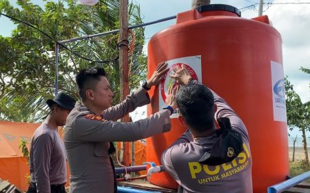 Mahasiswa STIK Angkatan 83 Bangun Sumur Bor untuk Warga Aceh Utara, Kapolres: Wujud Nyata Kepedulian Polri