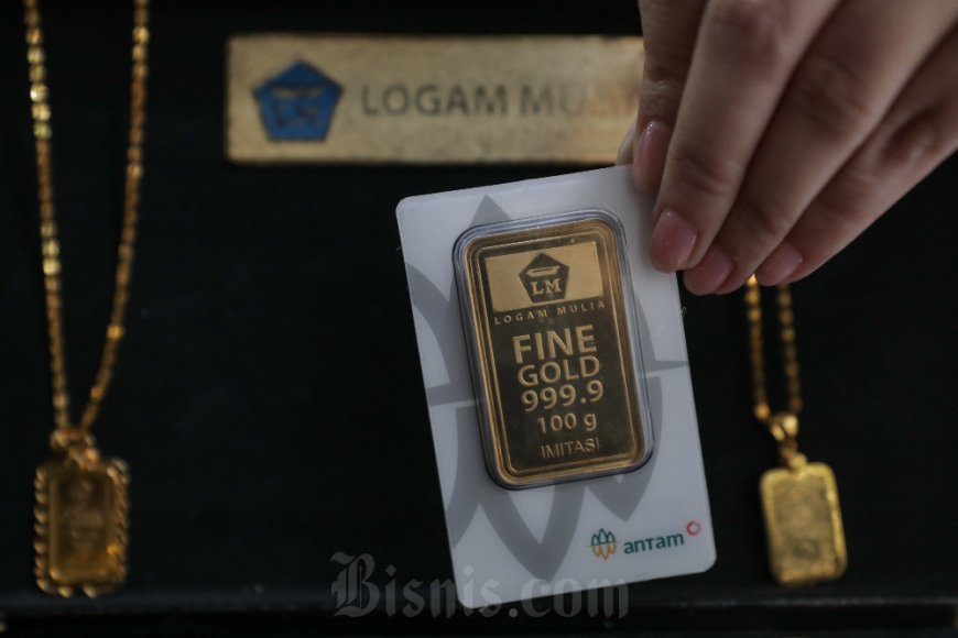 Harga Emas Antam Kamis Pagi Ini Tak Bergerak di Angka Rp2,947 Juta/Gr
