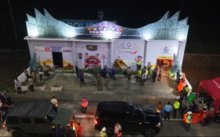 Dibangun Mirip IKN, Posyan Polres Probolinggo Manjakan Pemudik Dengan Berbagai Fasilitas Layanan Gratis