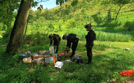 Polres Tulungagung Musnahkan 22 Kg Bahan Peledak dan Ratusan Petasan