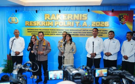 Buka Rakernis Reskrim, Kapolri Instruksikan Ciptakan Rasa Aman dan Keadilan untuk Masyarakat 